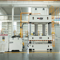 Presse hydraulique automatique à quatre colonnes de 500 tonnes pour le formage profond de tôles d'acier, idéale pour le tiroir de tôles de réservoirs d'eau