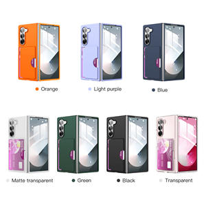 Coque de protection rigide et fine en PC avec porte-cartes pour <span class=keywords><strong>Samsung</strong></span> Galaxy Z Fold 7, compatible <span class=keywords><strong>Samsung</strong></span> Z Fold 6, personnalisable - Product Image 5