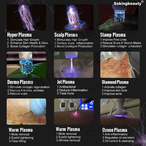मुँहासे देखभाल पिग्मेंटेशन हटाने और विरोधी भड़काऊ के लिए 10.4 इंच टच स्क्रीन के साथ पोर्टेबल कोल्ड प्लाज्मा मशीन - Product Image 2