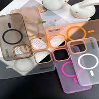 Coque magnétique Anti-jaune pour iPhone16 Pro Max coques de téléphone transparentes antichoc d'origine pour iPhone16 15 14 13 12