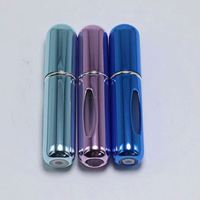 Flacon vaporisateur de parfum en verre rechargeable mini 5 ml tendance avec bouchon à vis, diffuseur à bâtonnets, parfum de voyage de poche, cadeau cosmétique