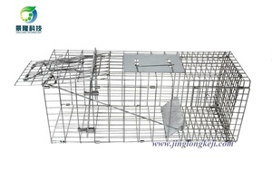 Trappola di filo di metallo verde eco-compatibile con gabbia di coniglio per gatti uccidere un colpo di topo trappola animale galvanizzata per <span class=keywords><strong>il</strong></span> controllo dei parassiti - Product Image 4