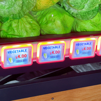 Étiquettes de prix électroniques LCD couleur, système d'affichage numérique pour supermarchés et magasins de détail