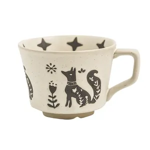 Retro Kahve Kupa Japon Tarzı Ev içme bardağı Kişiselleştirilmiş Hediye Orijinal Kahve Fincanları Sevimli Kupalar Fincan Çay Drinkware - Product Image 4