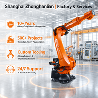 Bras robotisé industriel Kuka KR300 R2700-2 à charge utile élevée, 300 kg, portée de 2701 mm pour la palettisation, la manutention de matériaux et l'assemblage