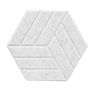 Gạch lục giác âm thanh chuyên nghiệp-12 gói Bảng âm thanh mật độ cao để loại bỏ tiếng vang tuyệt vời cho các phòng hội nghị. - Product Image 6