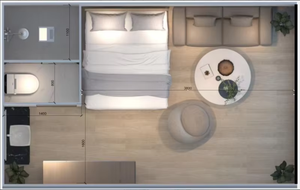 Cabina de Sauna de <span class=keywords><strong>Cedro</strong></span> para 4 Personas con Diseño Moderno para Spa en Casa - Product Image 6