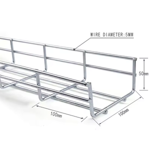 รางเคเบิลเหล็กชุบสังกะสี FRP คาร์บอน สแตนเลส เคลือบผง สำหรับวางสายไฟอุตสาหกรรม จากผู้ผลิตในจีน - Product Image 5
