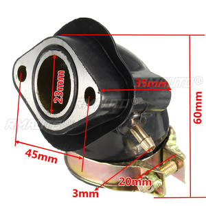 Colector de Admisión Nuevo de Aluminio y Goma para GY6 125cc 150cc, Piezas de Motor para Motocicleta, Scooter, ATV, Go Kart - Product Image 4