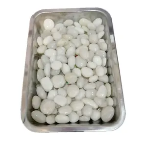 High Polished Natural White Round River Pebble Stone For Pool Garden Landscape Decorative