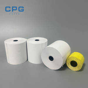 Cheap High Quality CPG Brand 80X80mm Thermal <b>Paper</b> Roll Factory Price ISO9001 Certified Custom Full-Color Printing POS/ATM Use - Product Image 1