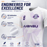 Fabricante de Camisetas de Fútbol Sublimadas Transpirables Personalizadas para Marca Privada, Conjunto de Camisetas de Fútbol Sublimadas Totalmente Personalizadas para OEM