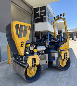 Rouleau vibratoire tandem XD120 de 3 tonnes, compacteur d'asphalte à double tambour, moteur Kubota fiable, machine de construction routière prête à l'emploi - Product Image 3