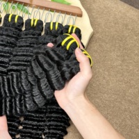 Lot de Cheveux Humains Vierge Vietnamiens 100% Naturels, Grade 12A, Ondulés Profonds, Cuticules Alignées, Non Traités, Vente en Gros
