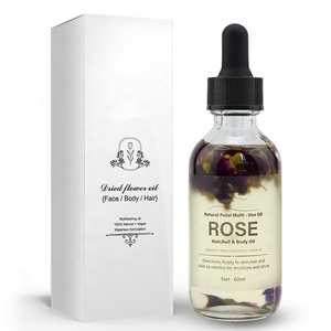 Meilleure huile de massage pour les soins de la peau de marque privée Pétale de rose biologique 100% pur naturel Oli essentiel pour le visage, le corps et les cheveux - Product Image 2
