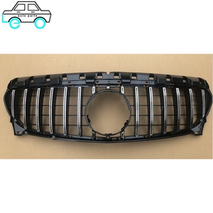 <span class=keywords><strong>Parrilla</strong></span> Delantera Negra Completa para CLA Pre-Facelift, Material ABS para <span class=keywords><strong>LA</strong></span>-CLASS W117 GTR NUEVO 2016+ - Product Image 3