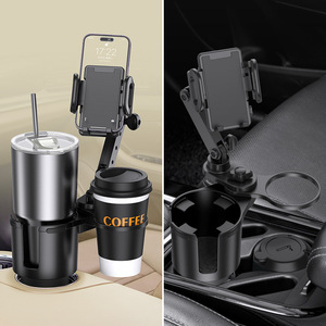 Extensor de portavasos para coche, portavasos para coche, soporte multifuncional para bebidas, estante de almacenamiento, soporte para teléfono - Product Image 1