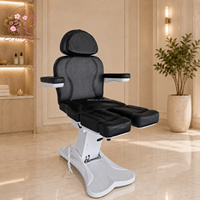 Table de massage électrique multifonctionnelle de haute qualité pour soins du visage, avec jambes séparables, idéale pour l'épilation, les soins des cils et les salons de beauté/cliniques.