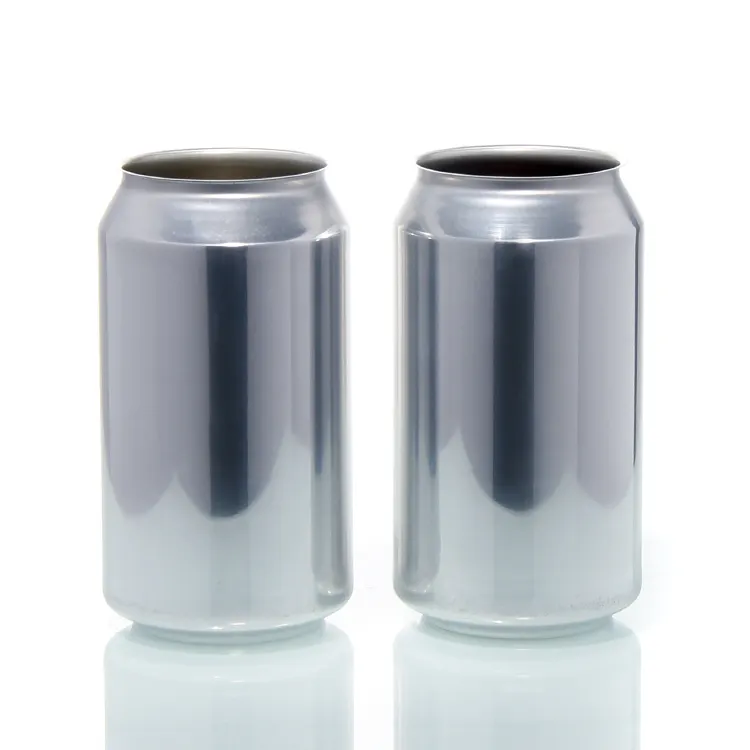 Boîtes de cola de bière en aluminium cylindriques imprimées sur mesure 180ml 200ml 250ml 330ml en vrac