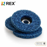 Disque de décapage en fibre d'alumine REX 115x22,2 mm (4,5 pouces) certifié TUV ISO, roue abrasive pour outils de décapage de la rouille et de la peinture sur métal
