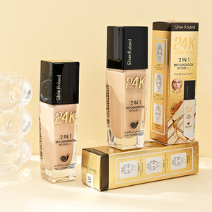 Maquillaje al por mayor <span class=keywords><strong>de</strong></span> marca blanca, cobertura completa 24h, cuidado <span class=keywords><strong>de</strong></span> la piel, SPF30 PA +++ mate, resistente al agua, sensación sin peso, base líquida, 40ml - Product Image 1