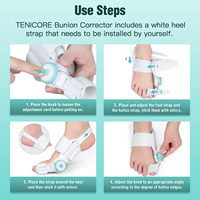 Usine Vente Bunion Correcteur Réglable Valgus Bunion Correcteur Gros Orteil Pour Nuit Pouce Protecteur