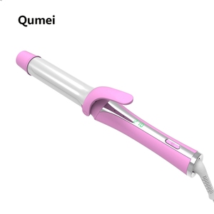 <span class=keywords><strong>Fer</strong></span> à <span class=keywords><strong>friser</strong></span> électrique rotatif en céramique <span class=keywords><strong>2</strong></span> en 1 bigoudi sec et humide - Product Image 4
