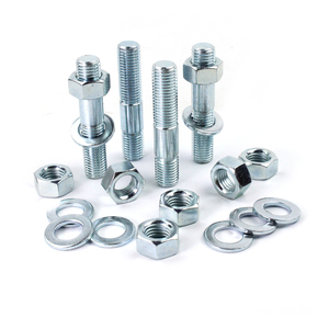 Nhà máy chuyên nghiệp tap End Stud Bolt thép carbon một phần ren đôi đầu Stud Bolt với các loại hạt và máy giặt chủ đề <span class=keywords><strong>Rod</strong></span> - Product Image 1
