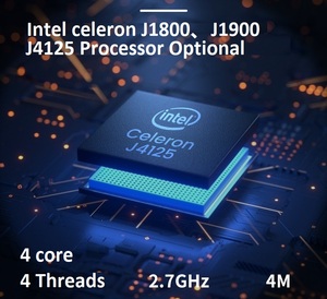 メーカーミニファイアウォールルーターJ4125j1900 j1800 <span class=keywords><strong>DDR3</strong></span> 2 * comファンレス産業用コンピューターUbuntuミニサーバーPC - Product Image 2