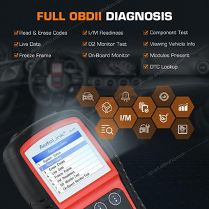 อุปกรณ์สแกนตรวจสอบไฟ Airbag ระบบ ABS และ SRS สำหรับรถยนต์ AutoLink AL619 OBD2 รุ่นอัปเกรดจาก Altar ML519 ML619 - Product Image 4
