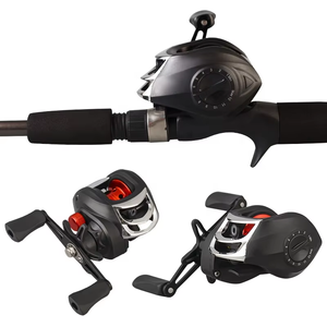 Ensemble <span class=keywords><strong>canne</strong></span> à pêche <span class=keywords><strong>et</strong></span> <span class=keywords><strong>moulinet</strong></span> en fibre de verre 1,8 m 114 g 2 sections, kit complet à vendre - Product Image 4