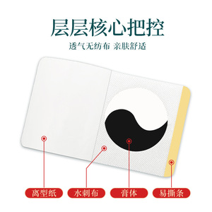 แผ่นสมุนไพรฮอดาฟ ซันฟู หนึ่งแผ่นต่อซอง ดูแลสุขภาพในฤดูร้อน สูตรสมุนไพรโบราณ - Product Image 3