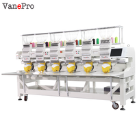 Nouvelle machine à broder informatisée à six têtes de qualité supérieure avec moteur pour usage domestique et couture de vêtements/chaussures