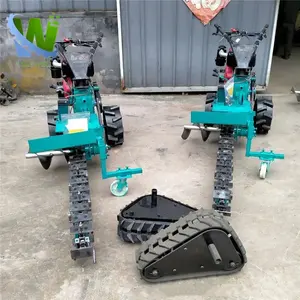 trencher ditcher single double chain ditch digging machine hand-plush agriculture farm garden ditching witch machine