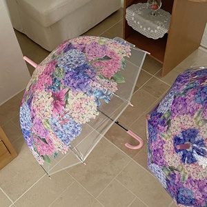 <span class=keywords><strong>Parapluie</strong></span> semi-automatique à manche long, style japonais, brodé, <span class=keywords><strong>transparent</strong></span>, à 8 baleines épaissies, très populaire - Product Image 6