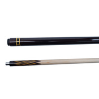 Maßgefertigter Neunball-Billardqueue aus Ahornholz, 160 cm, russischer Schaft, 125 mm Ferrule, zweiteiliger Center Joint Split-Joint