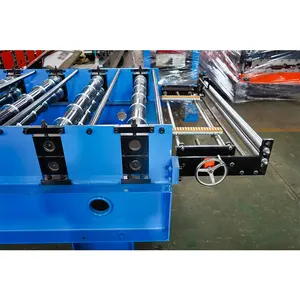 Aluminum Roof Sheet Steel Trapezoidal Roll Forming Making Machine Supplier