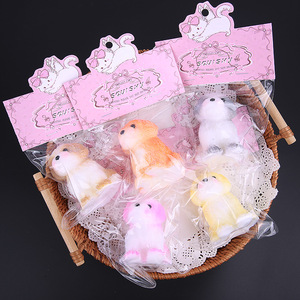 Figura de Silicona de Shih Tzu, Linda Figura de Mascota, Decoración para el Hogar, Simulación de Cachorro en TPR - Product Image 4