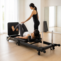 Reformer Pilates pliable en aluminium pour studio de yoga, lit de Pilates pliable, lit de Pilates Core, direct usine