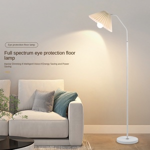 Lampe sur pied minimaliste moderne avec culot E27 Lampe de lecture LED Table d'appoint en marbre noir doré Chargement sans fil pour le salon - Product Image 2