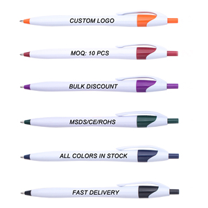 Stylo bille personnalisé le moins cher, promotionnel, en plastique ABS, impression de logo, publicité, fabrication pour le bureau, l'école, la papeterie - Product Image 2