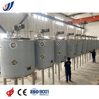 Réservoirs à lait à double enveloppe de qualité alimentaire, réservoirs de stockage d'eau et de boissons, réservoirs de mélange en acier inoxydable, fabricant OEM Chine