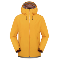 Veste Softshell Imperméable Coupe-Vent de Haute Qualité pour Hommes, Idéale pour la Randonnée et la Pêche en Extérieur, Col Montant, Logo Frontal, à Capuche