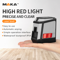 Niveau laser rouge multifonctionnel MAKA pour usage industriel en intérieur