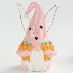 Ornement de lapin en céramique écologique lapin de Pâques décor Figurines Statue Figurine en porcelaine <span class=keywords><strong>roman</strong></span> accessoires de décoration pour la maison - Product Image 1