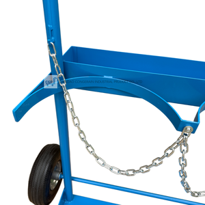Carro de Plataforma con Ruedas Bloqueables para Cilindros de Gas Industriales de Acero Congerain, para Cilindros de Diferentes Tamaños - Product Image 6