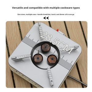 Réchaud à gaz portable pour camping et pique-nique, cuisinière à butane pour voyages en plein air, brûleur à gaz pour la cuisine - Product Image 3