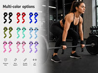 Sangle de levage de poignet en sangle souple de haute qualité, robuste, pour la musculation ou l'entraînement en salle de sport