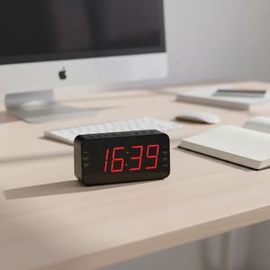 Radio Reloj Despertador AM/FM con Pantalla LED de Plástico, Alta Sensibilidad/Muestra Disponible - Product Image 5