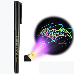 स्थायी अल्ट्रा वायलेट यूवी मार्कर पेन यूवी सुरक्षा मार्करों टैटू मार्कर अदृश्य स्याही CH-6004 जादू कलम - Product Image 3